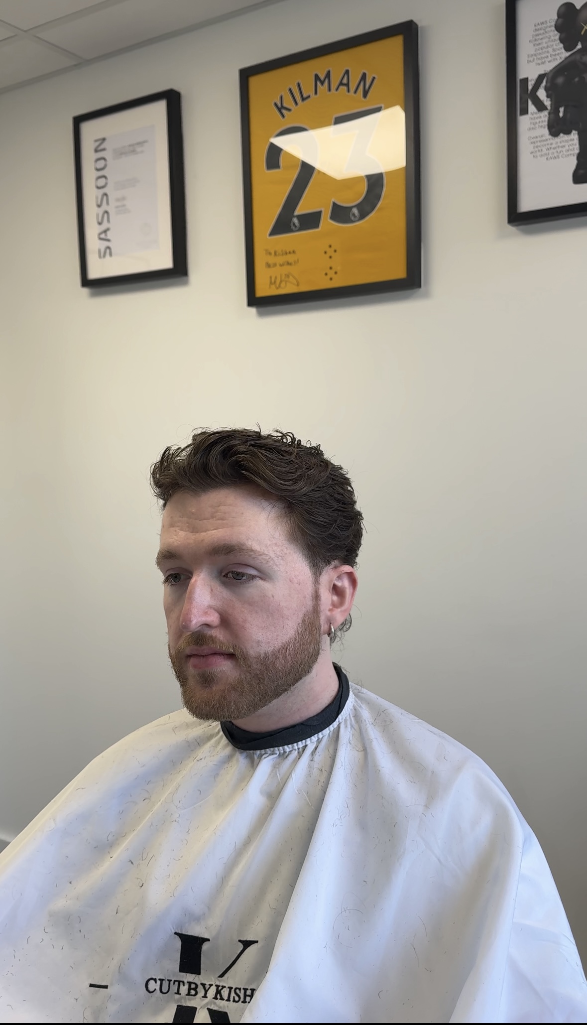 Sharp taper with beard work