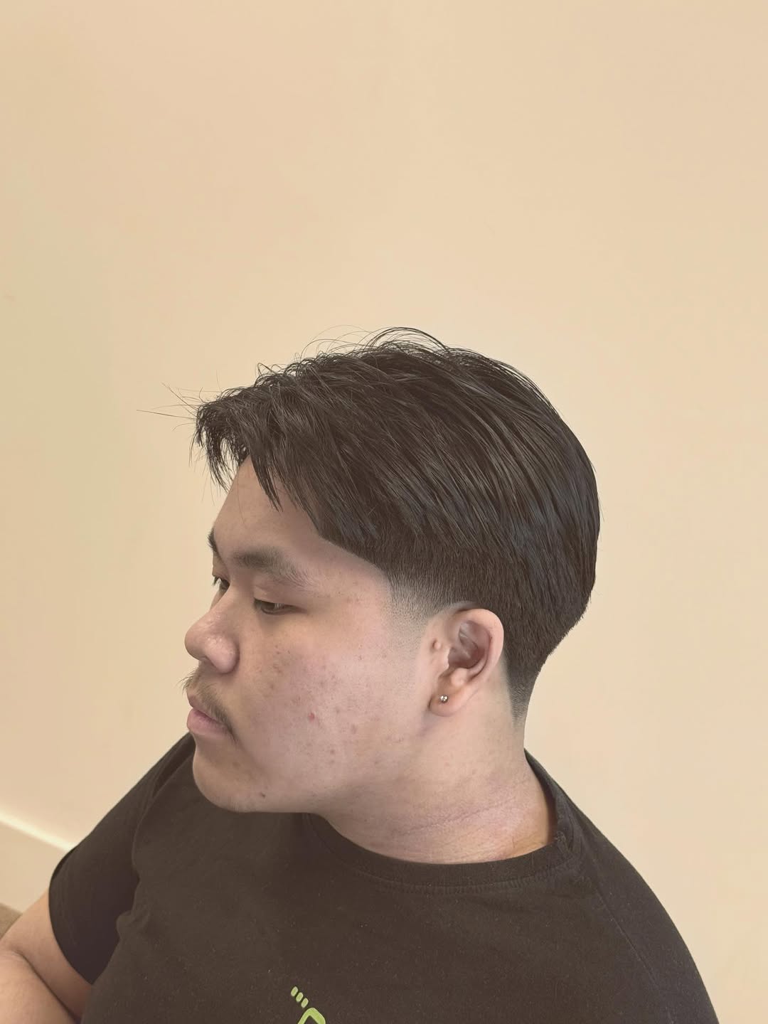 Skin fade close-up detail